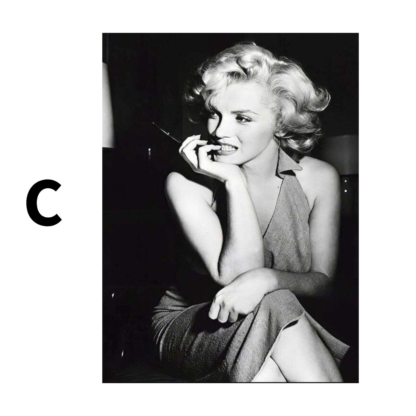 Poster Marylin Monroe · Wandbilder Wohnzimmer & Schlafzimmer · Deko Print Bilder · ohne Rahmen