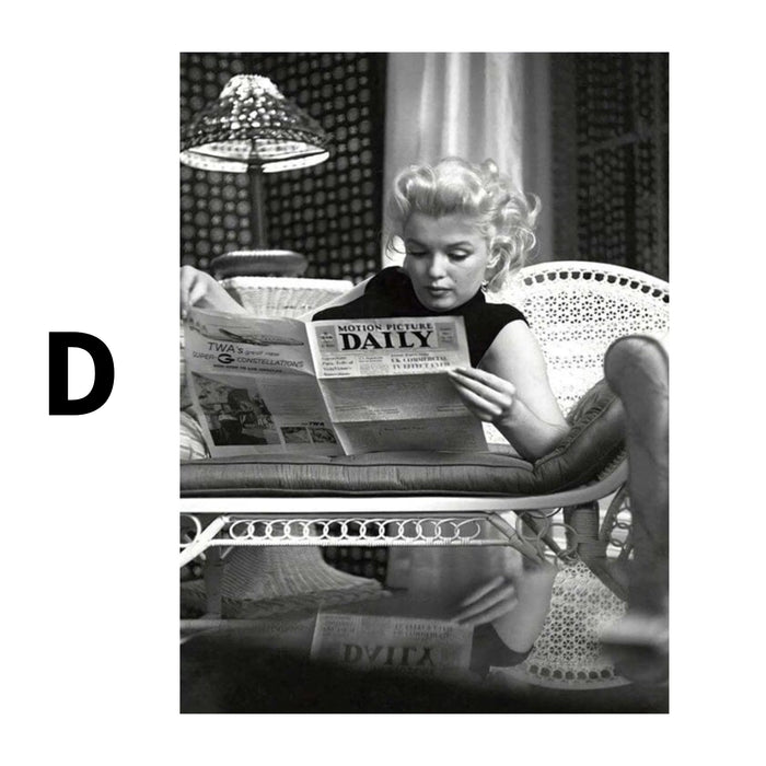 JUSTGOODMOOD Marylin Monroe Poster – Premium Cotton Print