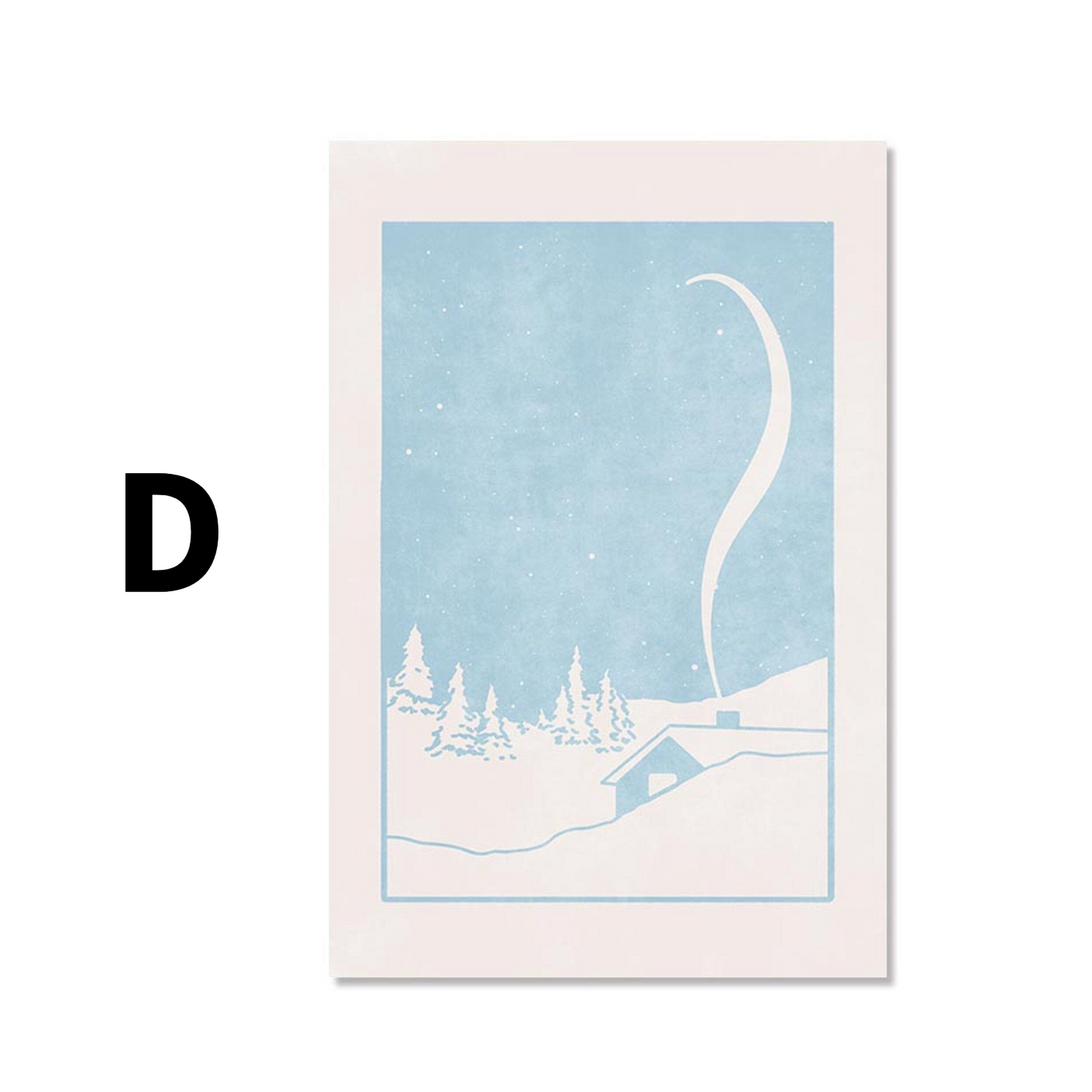 Poster Weihnachtskugel Schneemann Spruch · Wohnkultur| Bilder Wohnzimmer | Wandbilder Schlafzimmer | Deko Print ohne Rahmen | Bilder