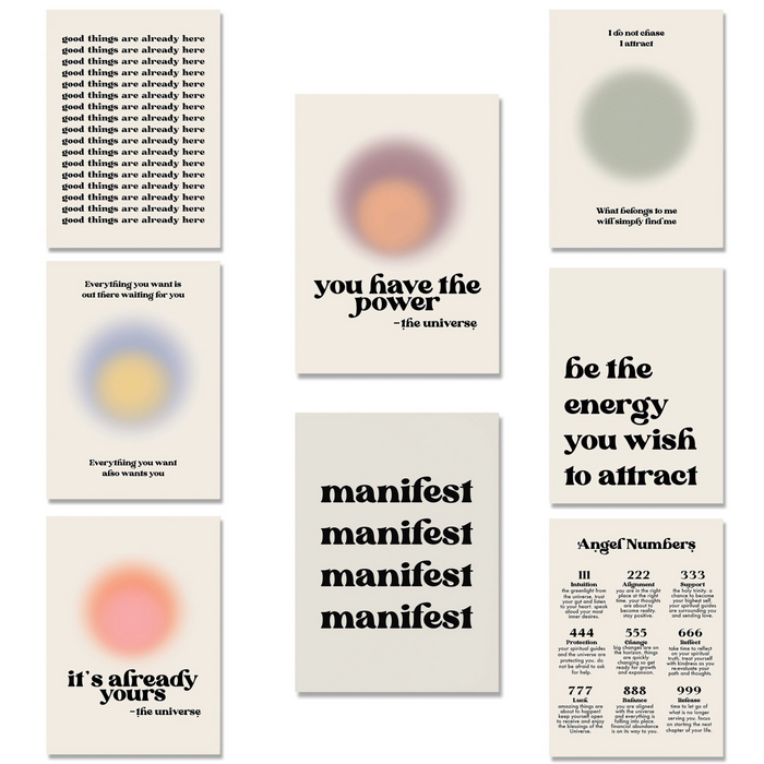 Poster Manifestierung Power – Premium Baumwoll-Print