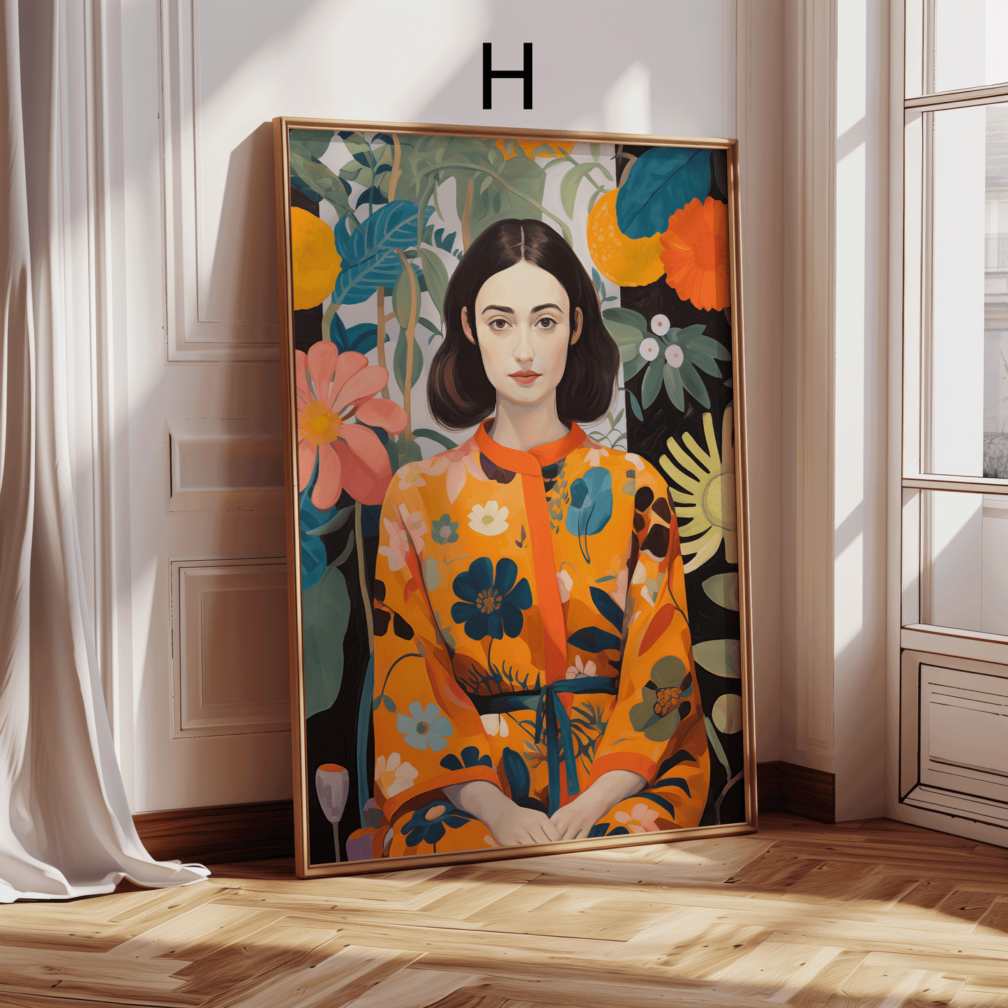 Moderne Kunst Poster · Geschenkidee · Zeitgenössische Porträts Abstrakte Landschaften Blumen Illustration · Dekoprint ohne Rahmen