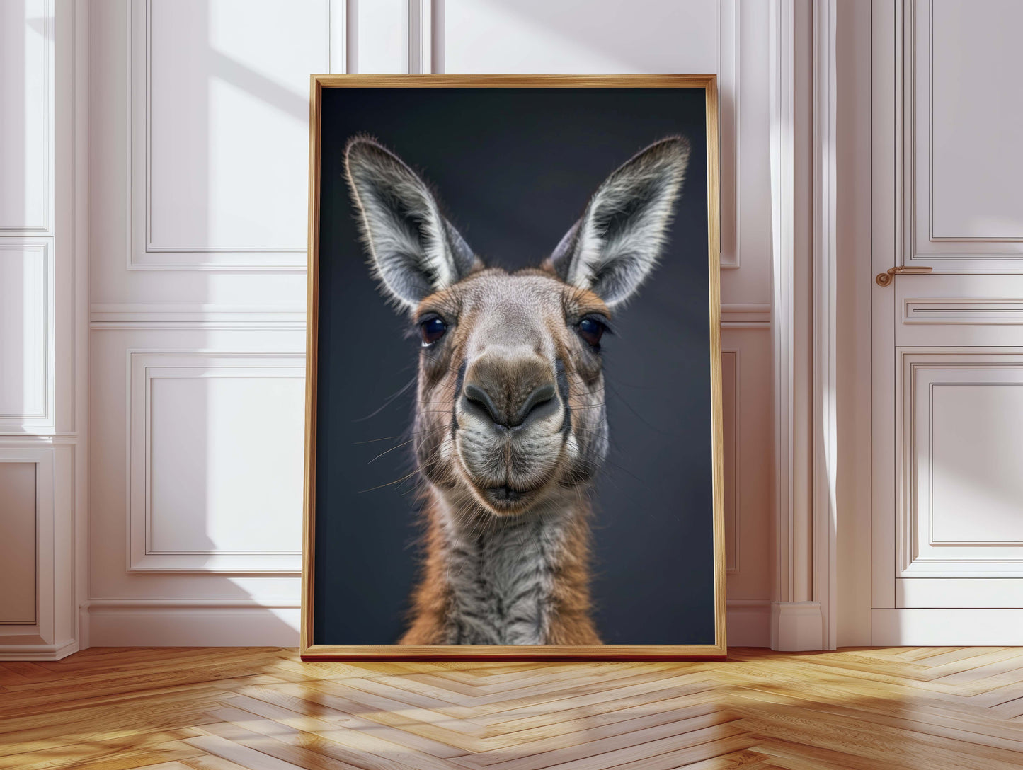 Safari Tiere Poster · Geschenkidee · Löwe, Fuchs und Giraffe · Dekoprint ohne Rahmen