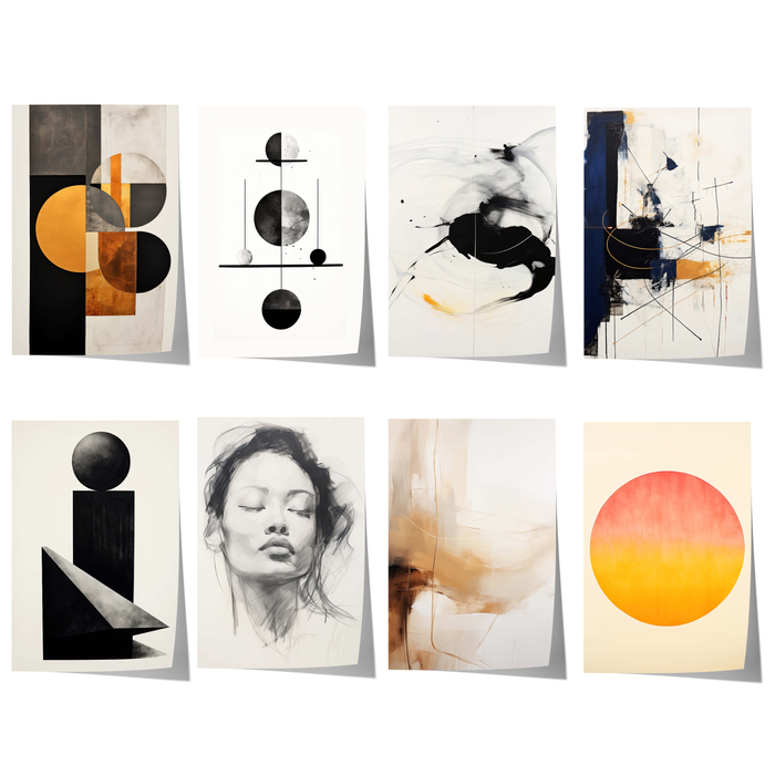 JUSTGOODMOOD Poster – Edles Baumwoll-Canvas & lebendige