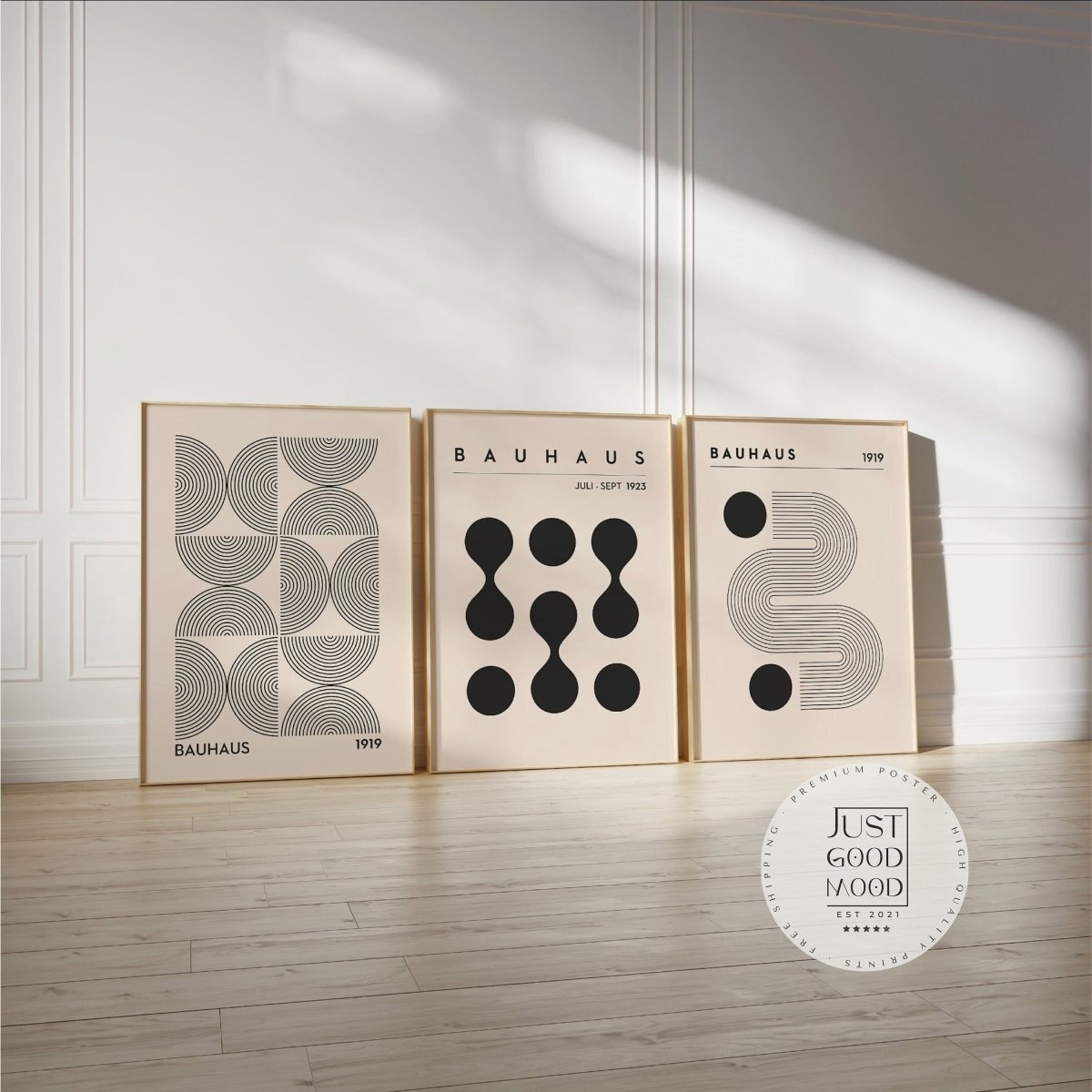 Bauhaus Ausstellung Poster · Geschenkidee · Bauhaus Design · Bauhaus Wandkunst · Wand Deko · Deko Print ohne Rahmen - justgoodmood