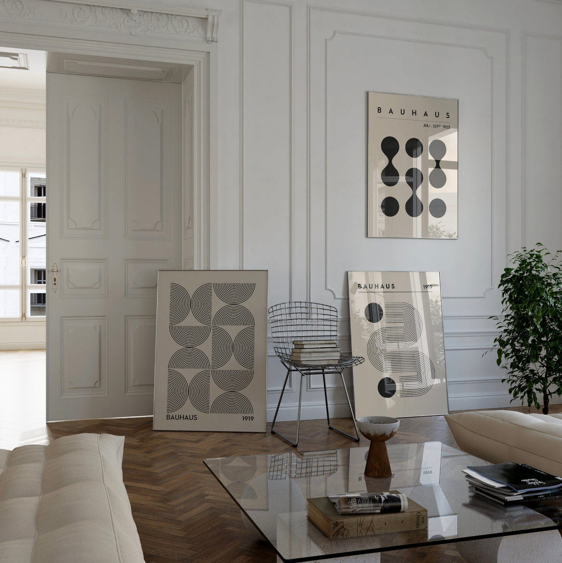 Bauhaus Ausstellung Poster · Geschenkidee · Bauhaus Design · Bauhaus Wandkunst · Wand Deko · Deko Print ohne Rahmen - justgoodmood