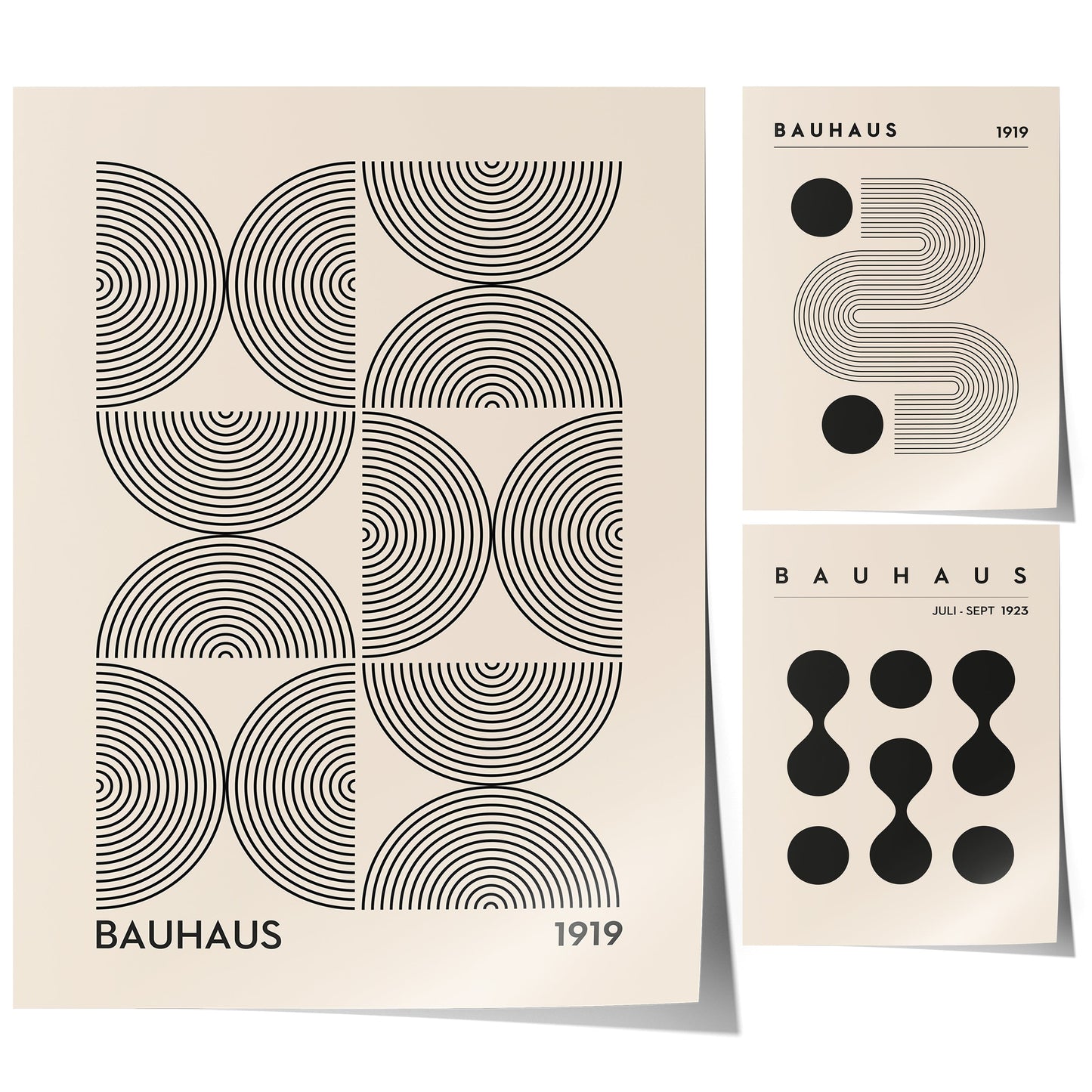 Bauhaus Ausstellung Poster · Geschenkidee · Bauhaus Design · Bauhaus Wandkunst · Wand Deko · Deko Print ohne Rahmen - justgoodmood