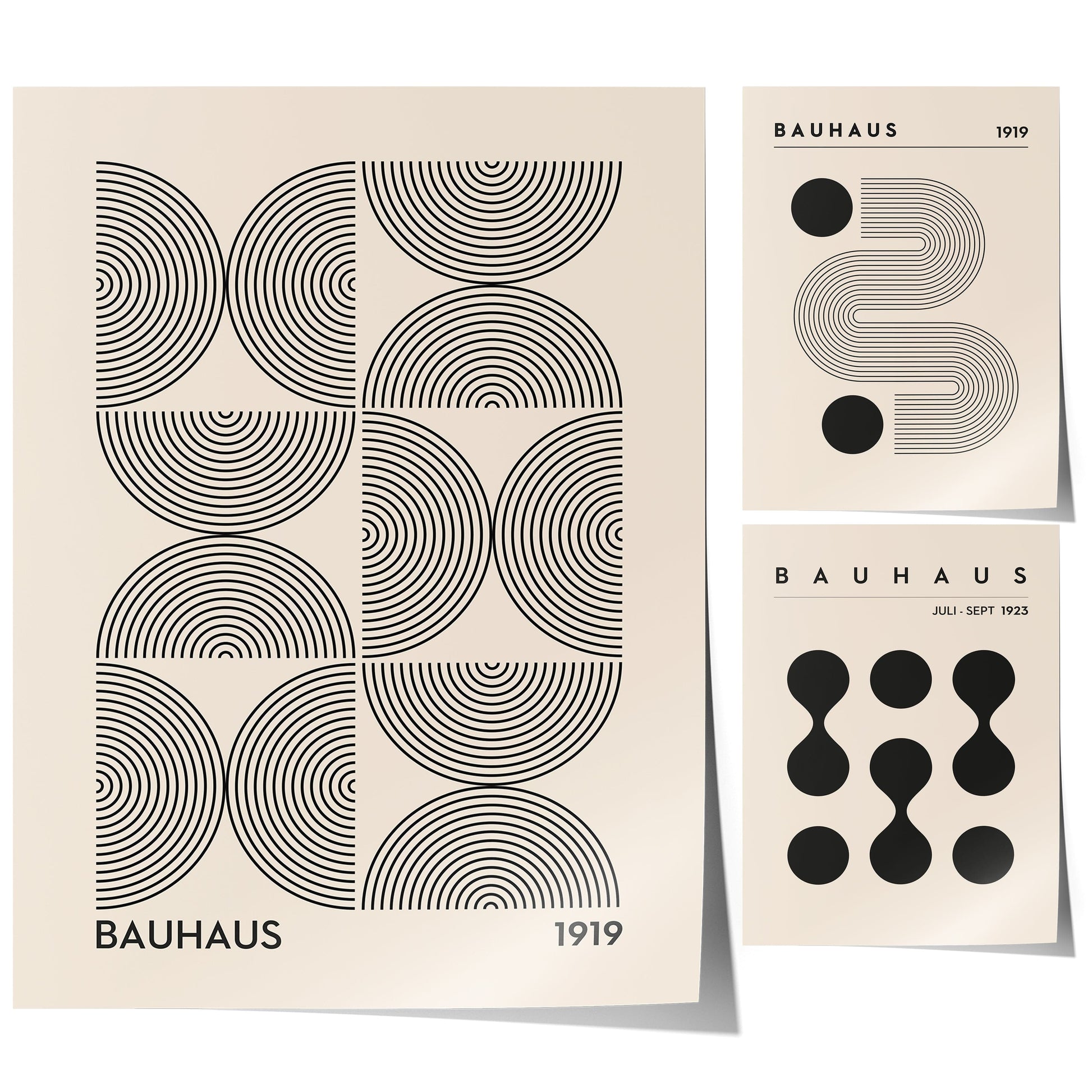 Bauhaus Ausstellung Poster · Geschenkidee · Bauhaus Design · Bauhaus Wandkunst · Wand Deko · Deko Print ohne Rahmen - justgoodmood