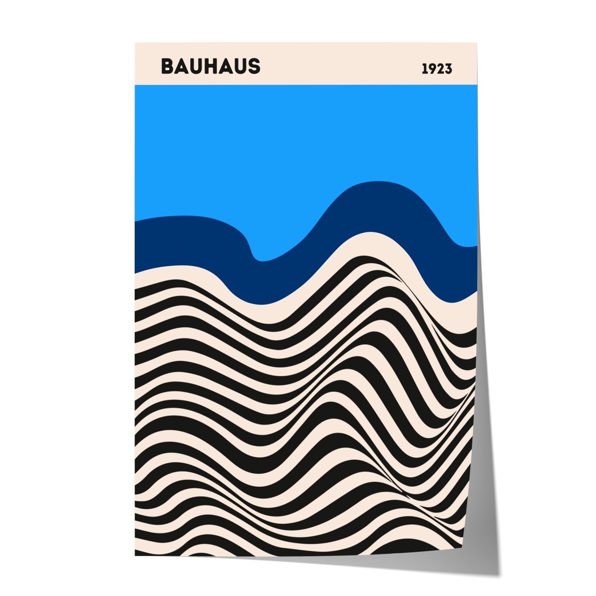 Bauhaus Ausstellung Poster I Geschenkidee I Bauhaus Design I Bauhaus Wandkunst I Wand Deko I Deko Print ohne Rahmen - justgoodmood