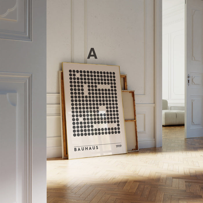 Bauhaus Poster aus Premium-Baumwolle – JUSTGOODMOOD