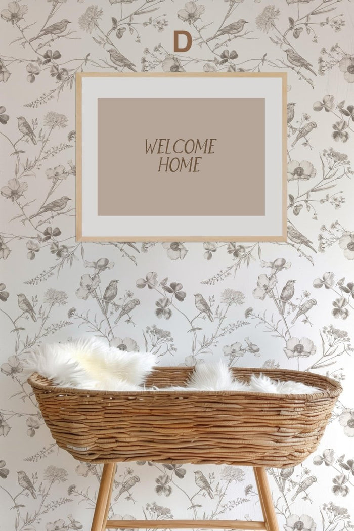 BEIGE Boho Poster Babyzimmer – Premium Baumwolle