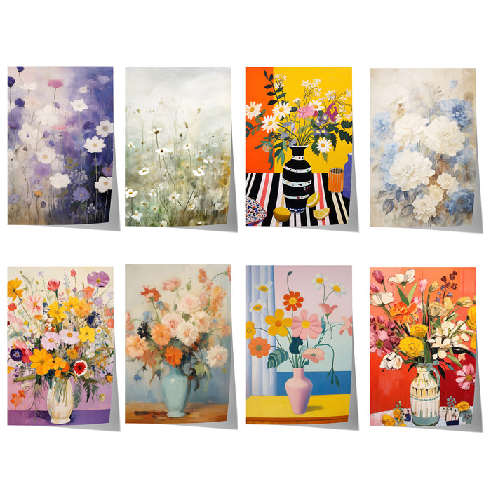Blumen Poster aus Premium Baumwolle – Made in Germany