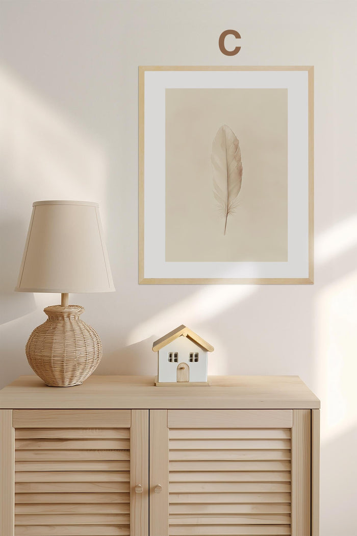 Boho Babyzimmer Poster auf Premium Baumwolle