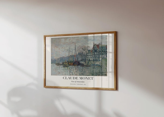 Claude Monet Poster auf Premium Baumwoll-Canvas