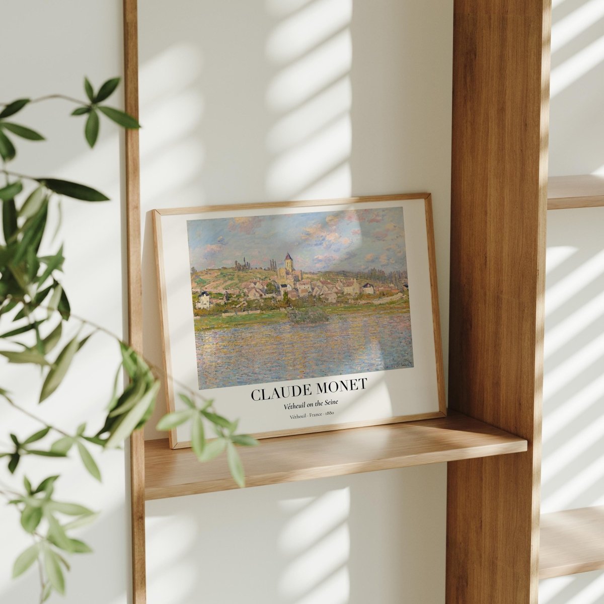 Claude Monet Poster · Antibes Frankreich 1888 · Mittelmeer Küste Kunst · Impressionismus Kunstdruck · Landschaft · Dekoprint ohne Rahmen - justgoodmood