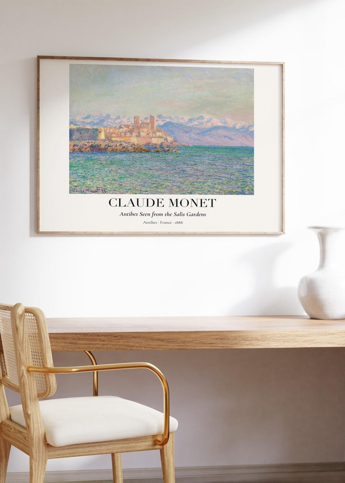 Claude Monet Poster auf Premium Baumwoll-Canvas