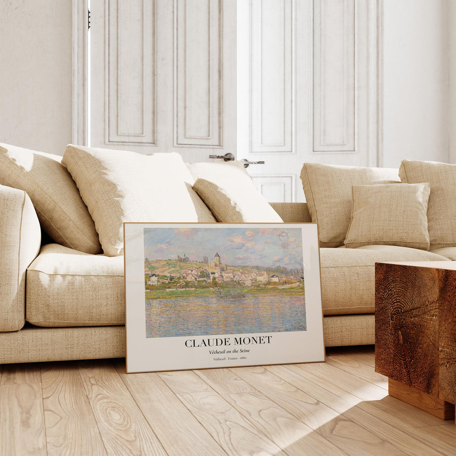 Claude Monet Poster · Antibes Frankreich 1888 · Mittelmeer Küste Kunst · Impressionismus Kunstdruck · Landschaft · Dekoprint ohne Rahmen - justgoodmood