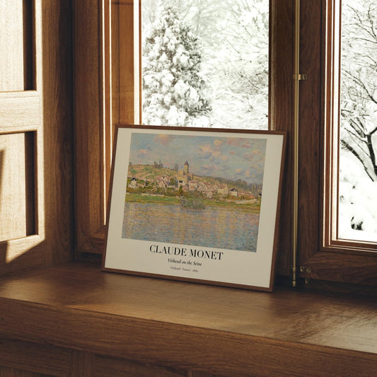 Claude Monet Poster · Antibes Frankreich 1888 · Mittelmeer Küste Kunst · Impressionismus Kunstdruck · Landschaft · Dekoprint ohne Rahmen - justgoodmood