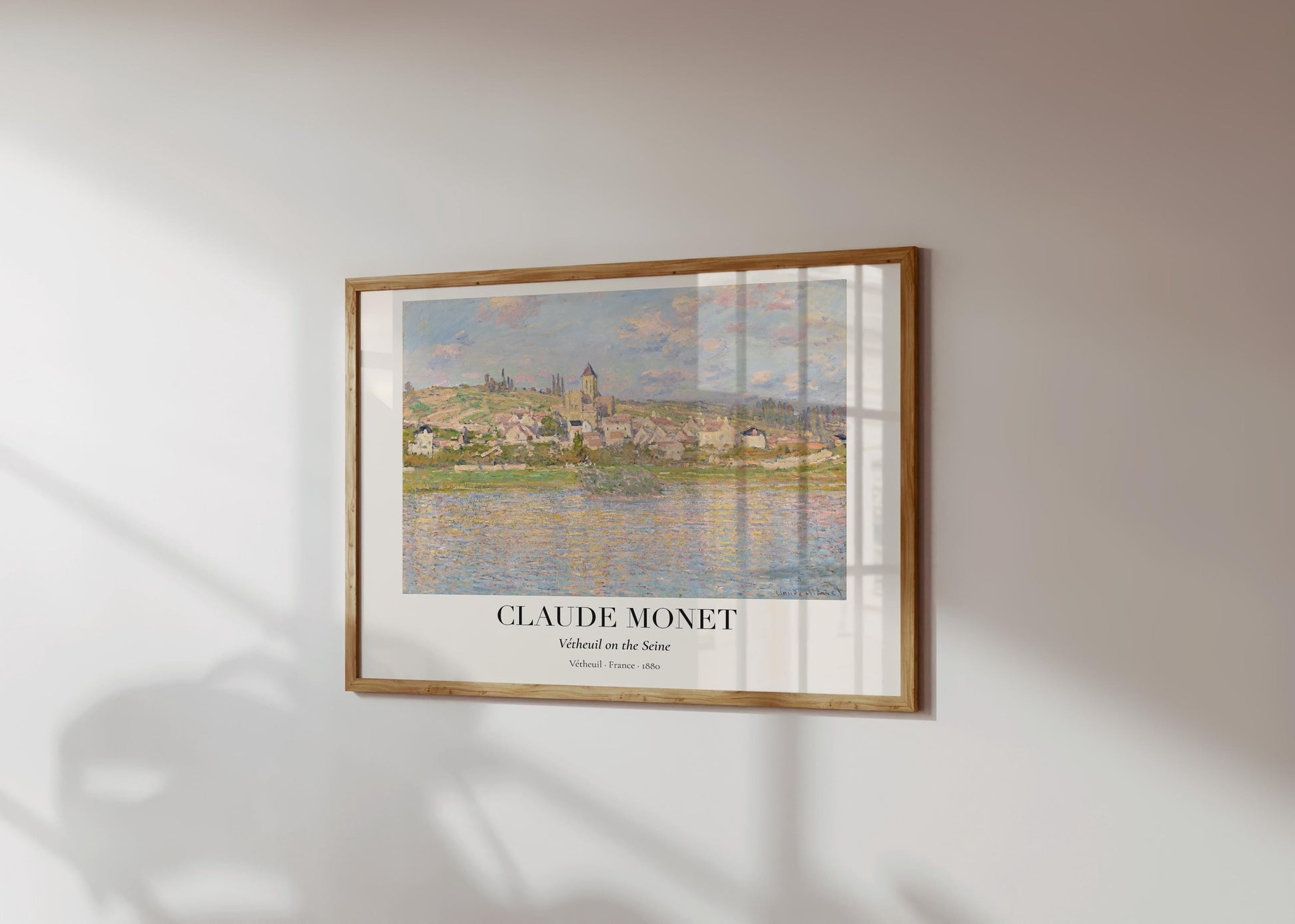 Claude Monet Poster · Antibes Frankreich 1888 · Mittelmeer Küste Kunst · Impressionismus Kunstdruck · Landschaft · Dekoprint ohne Rahmen - justgoodmood