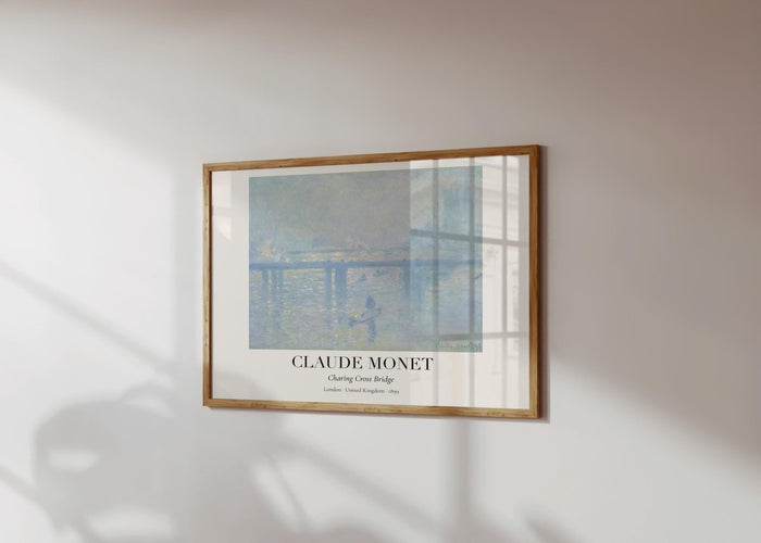 Claude Monet Poster auf edlem Baumwoll-Canvas