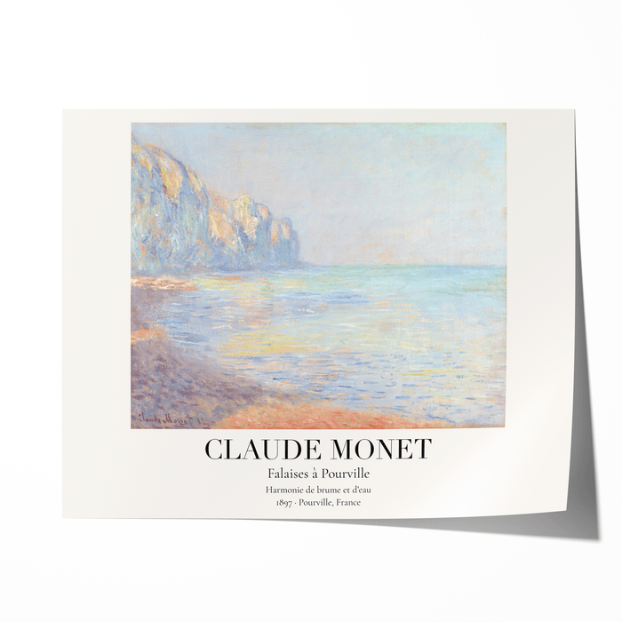 Claude Monet Poster auf Premium Baumwoll-Leinwand