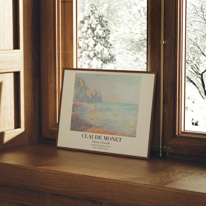 Claude Monet Poster auf Premium Baumwoll-Leinwand