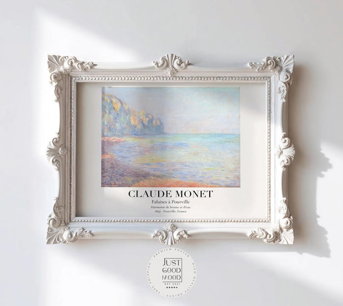 Claude Monet Poster auf Premium Baumwoll-Leinwand