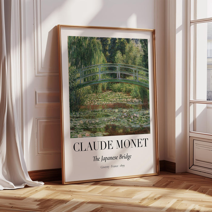 Claude Monet Poster auf Baumwoll-Canvas – Made in DE