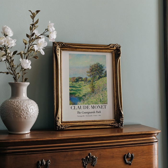 Claude Monet Poster auf Baumwoll-Canvas – Made in DE