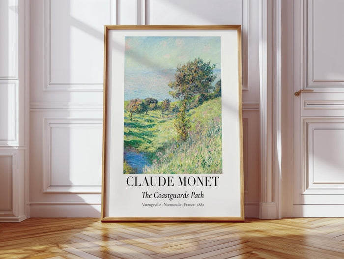 Claude Monet Poster auf Baumwoll-Canvas – Made in DE