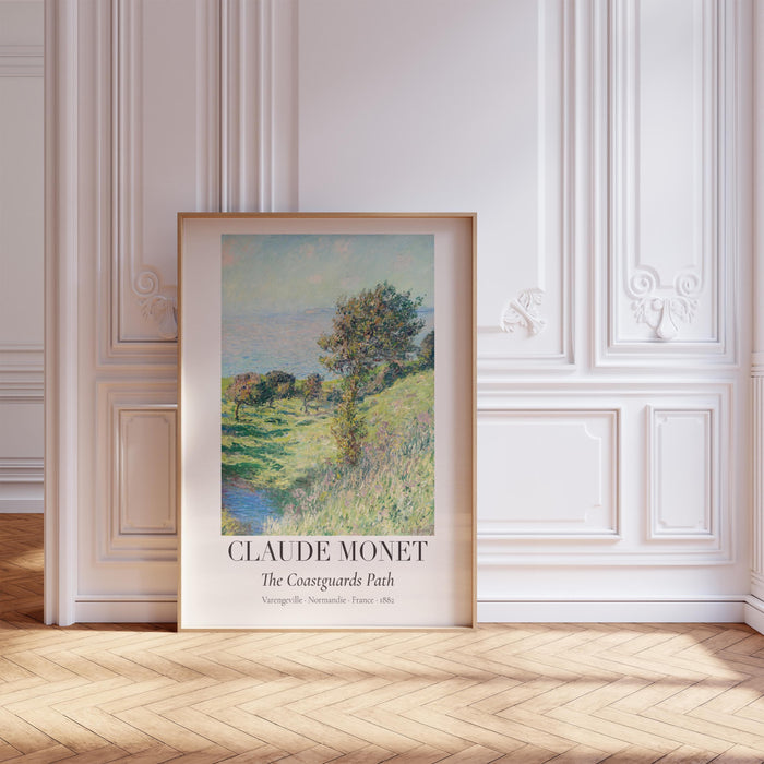 Claude Monet Poster auf Baumwoll-Canvas – Made in DE