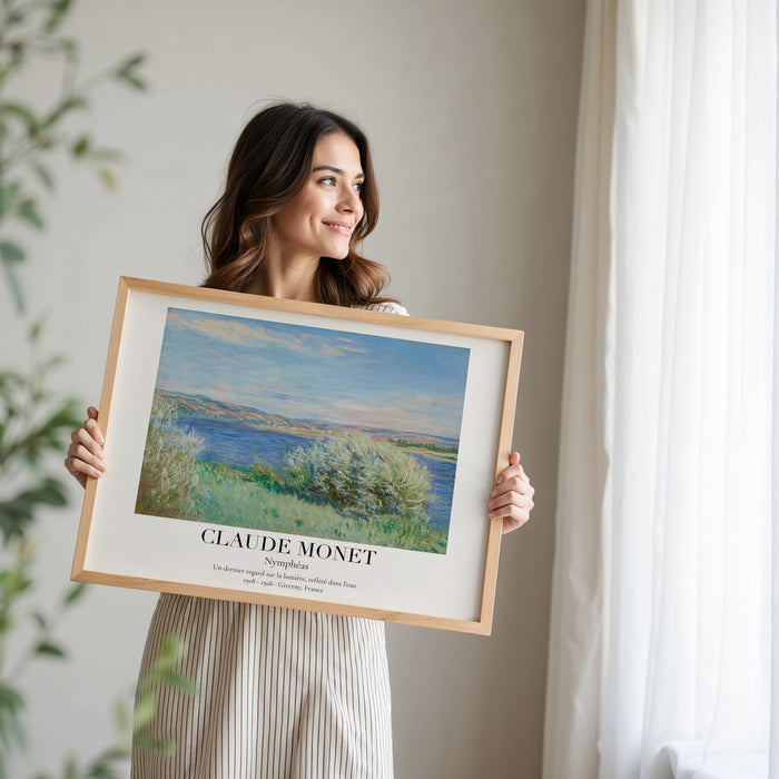Claude Monet Poster Nymphéas – Premium Baumwolle