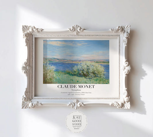 Claude Monet Poster · Nymphéas 1918–1926 · Seerosen - Serie · Deko print ohne Rahmen - justgoodmood
