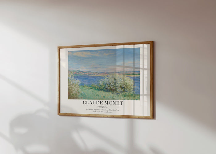 Claude Monet Poster Nymphéas – Premium Baumwolle