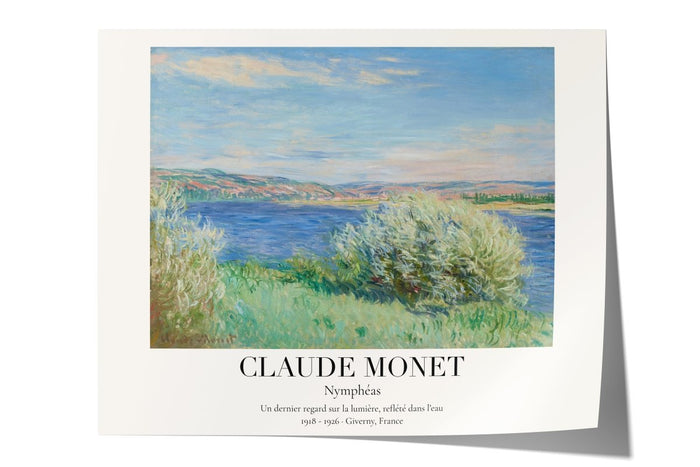 Claude Monet Poster Nymphéas – Premium Baumwolle
