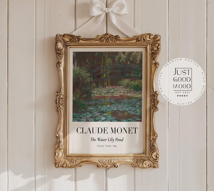 Claude Monet Poster auf Premium-Baumwolle