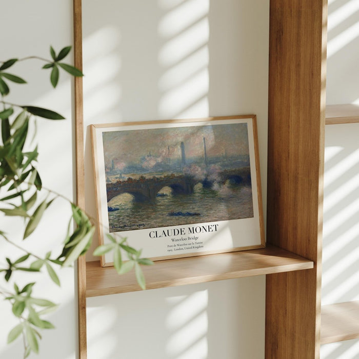 Claude Monet Poster – Premium Baumwoll-Canvas