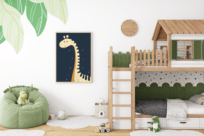 Dinosaurier Poster auf Baumwoll-Canvas – Premium Qualität