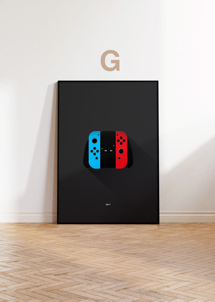 JUSTGOODMOOD Gaming Wandkunst – Edle Baumwoll-Poster
