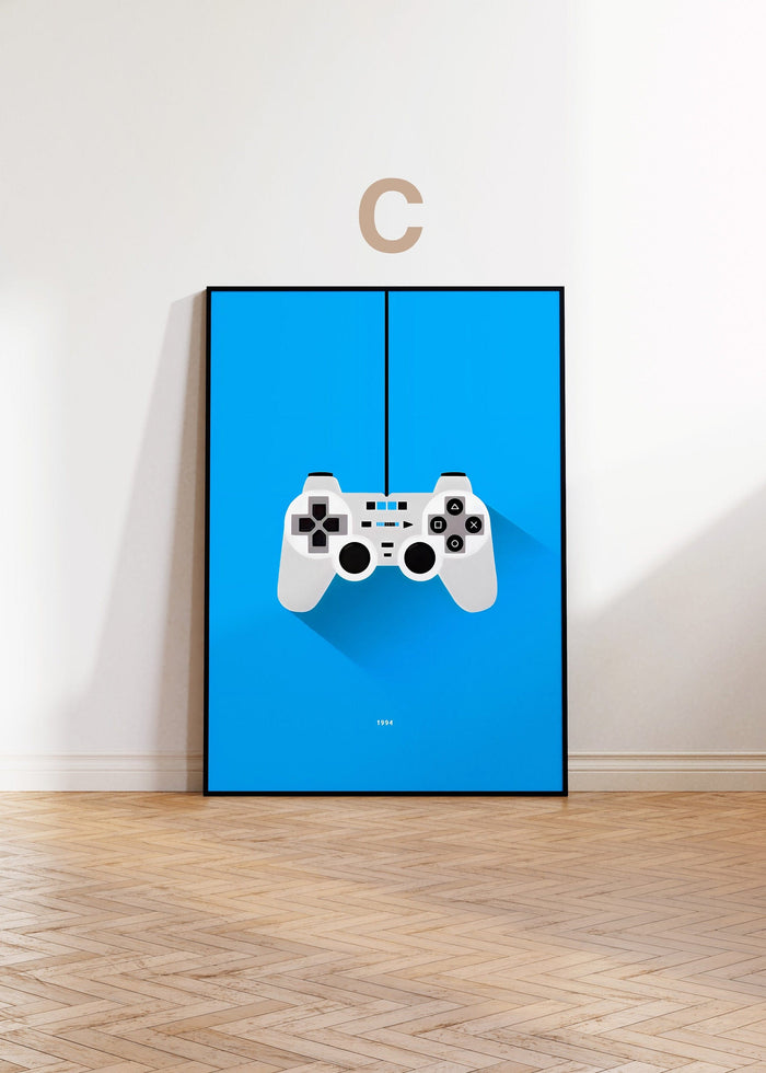 JUSTGOODMOOD Gaming Wandkunst – Edle Baumwoll-Poster