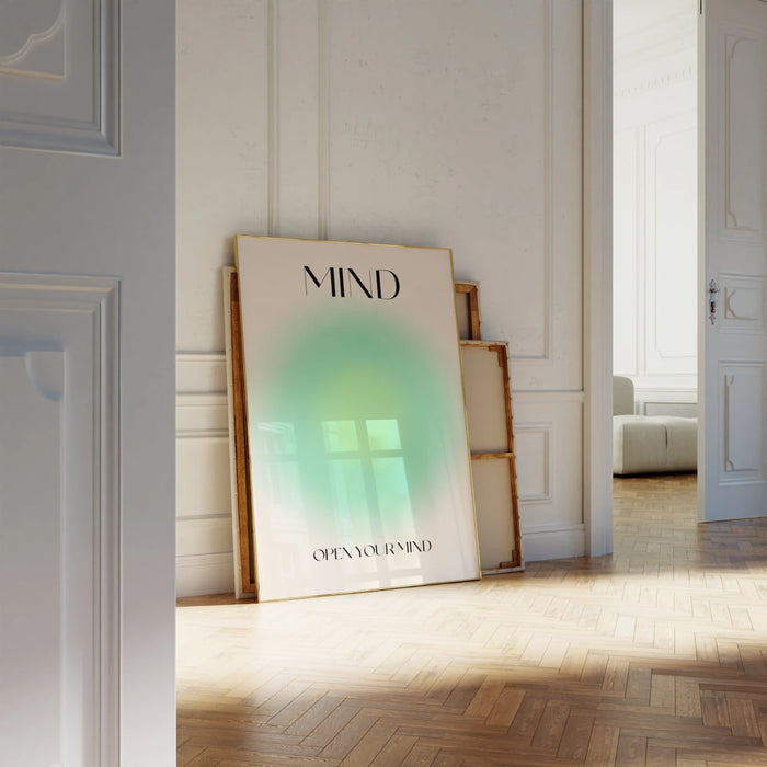 Heart Body Mind Soul Poster – Premium Baumwoll-Canvas