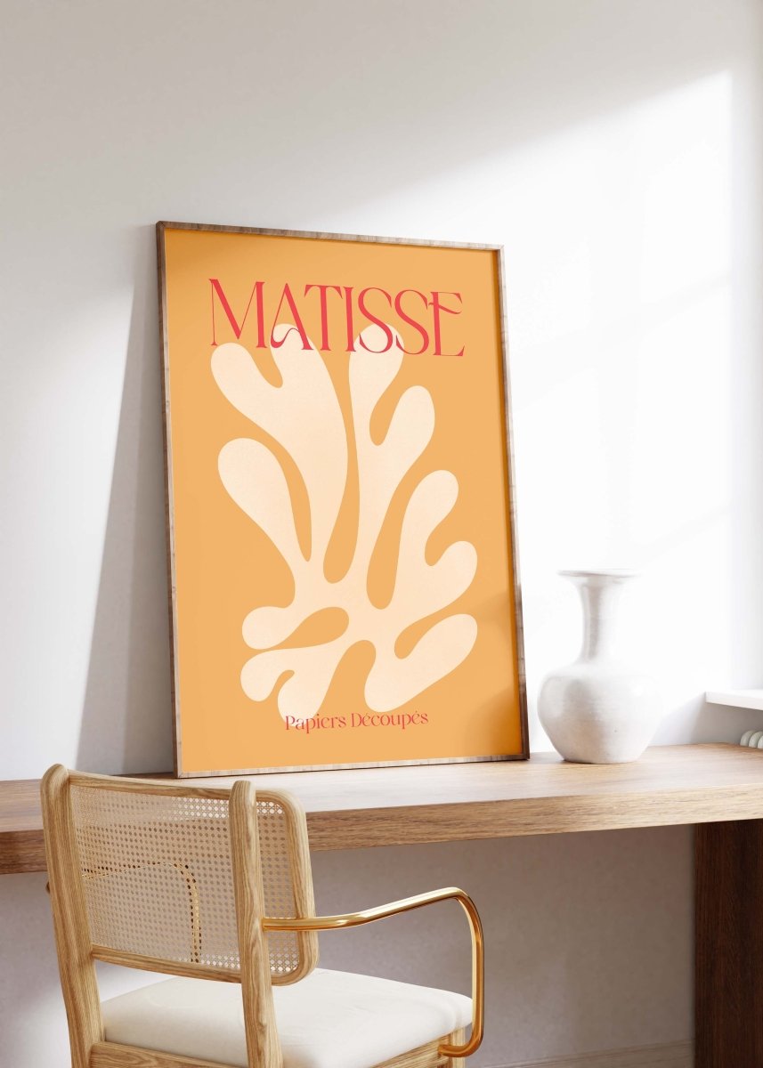 Henri Matisse Poster · Papiers Découpés Korallenform · Abstrakte Moderne Kunst · Print ohne Rahmen - justgoodmood