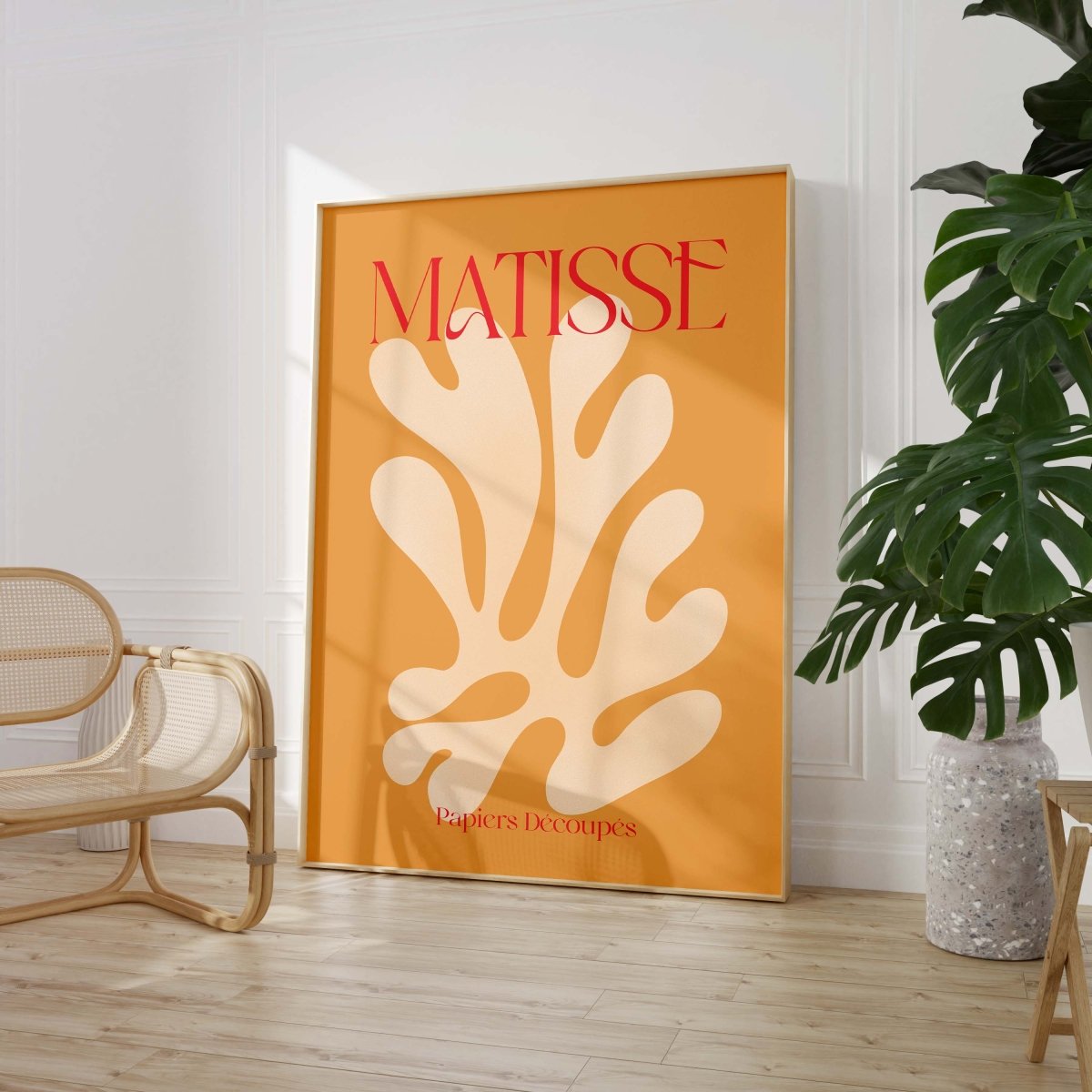 Henri Matisse Poster · Papiers Découpés Korallenform · Abstrakte Moderne Kunst · Print ohne Rahmen - justgoodmood