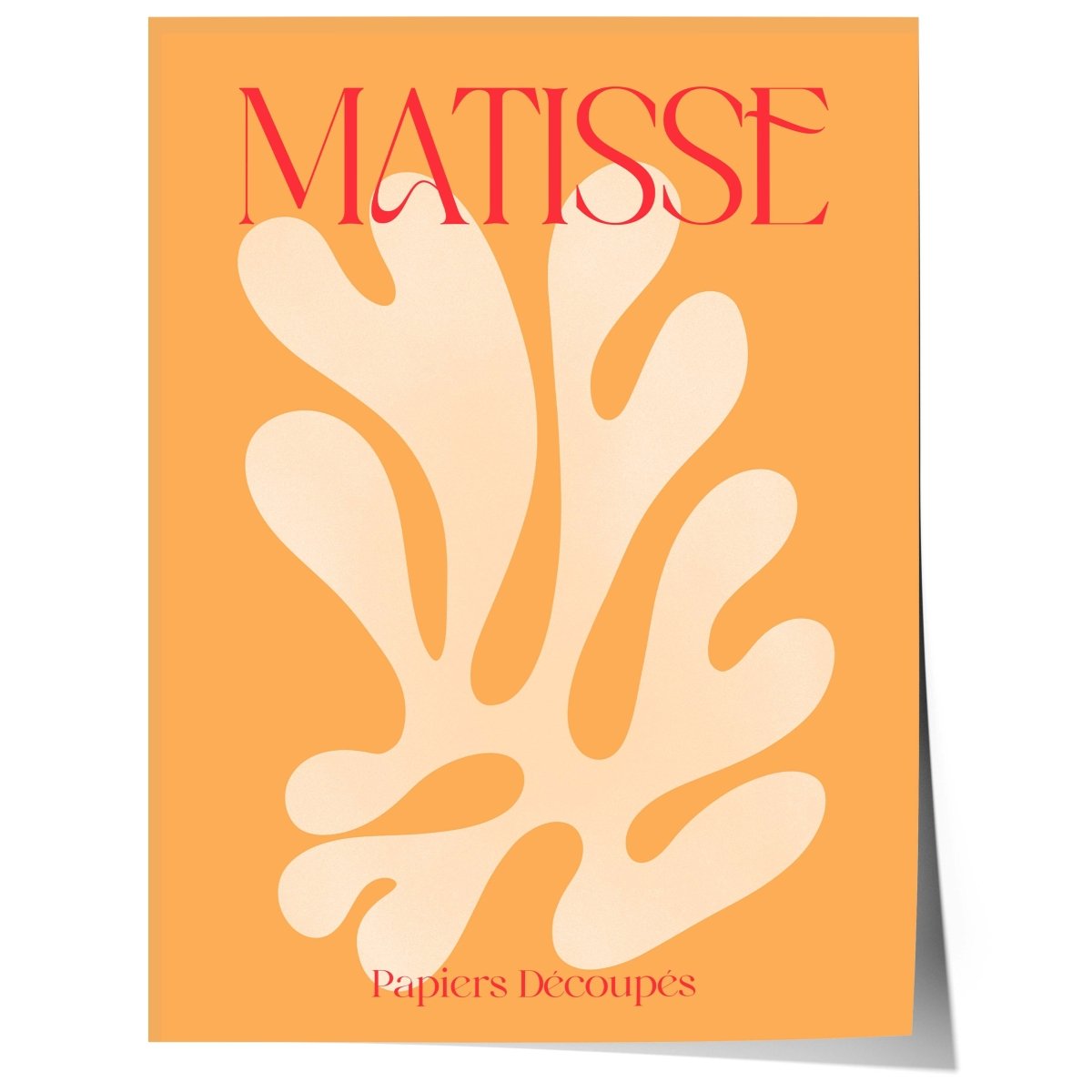 Henri Matisse Poster · Papiers Découpés Korallenform · Abstrakte Moderne Kunst · Print ohne Rahmen - justgoodmood