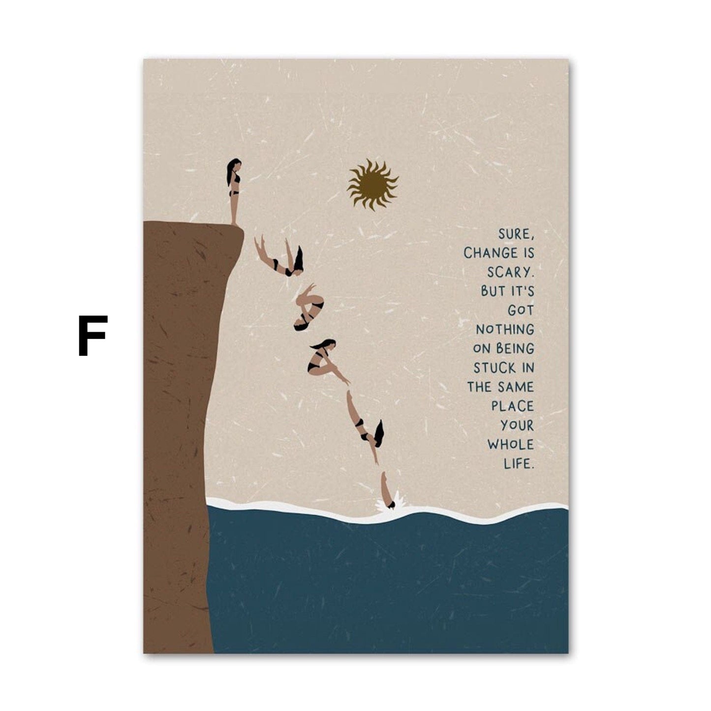 Yoga Manifestieren Poster · Geschenkidee · Positive Gedanken · Deko Print ohne Bilderrahmen