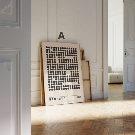 Bauhaus Ausstellung Poster I Geschenkidee I Bauhaus Design I Bauhaus Wandkunst I Wand Deko I Deko Print ohne Rahmen