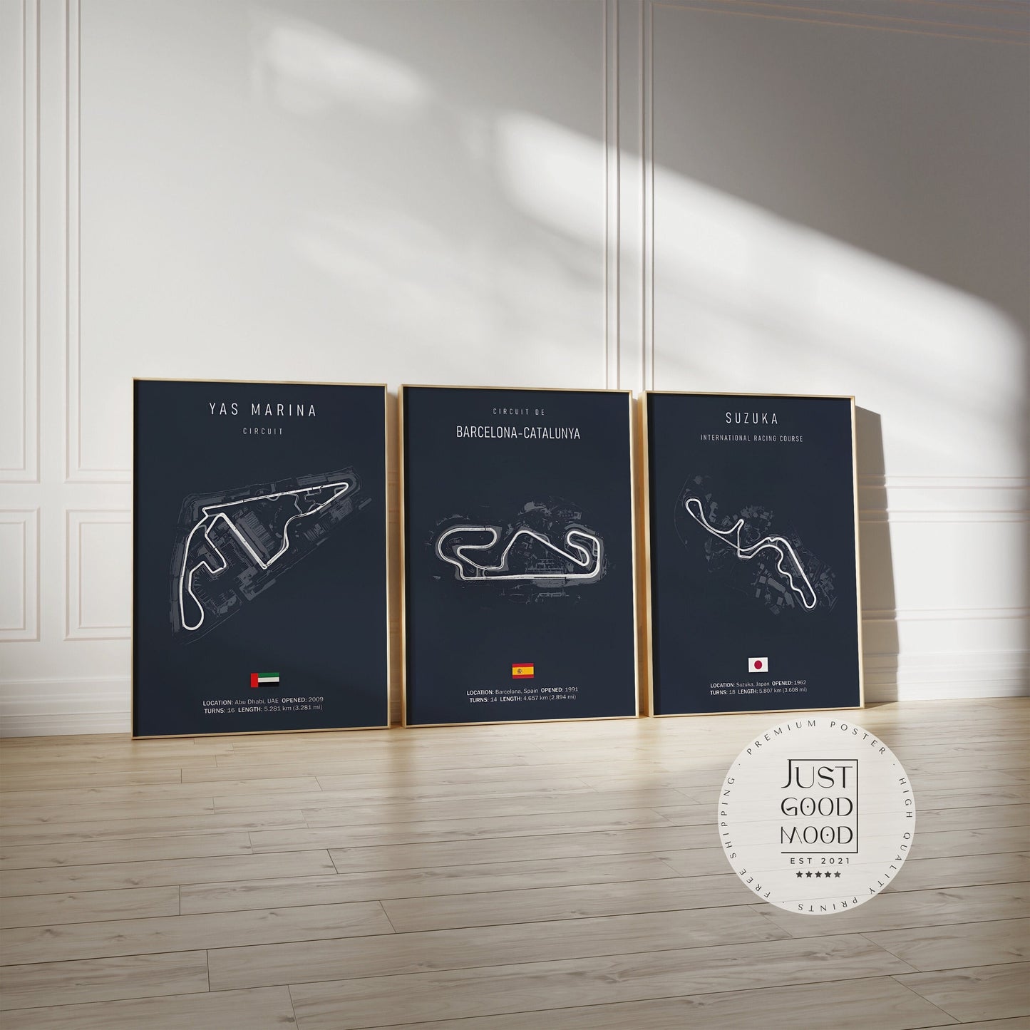 Formel 1 Rennstrecken Poster 2026 · Geschenkidee · Deko Print ohne Rahmen