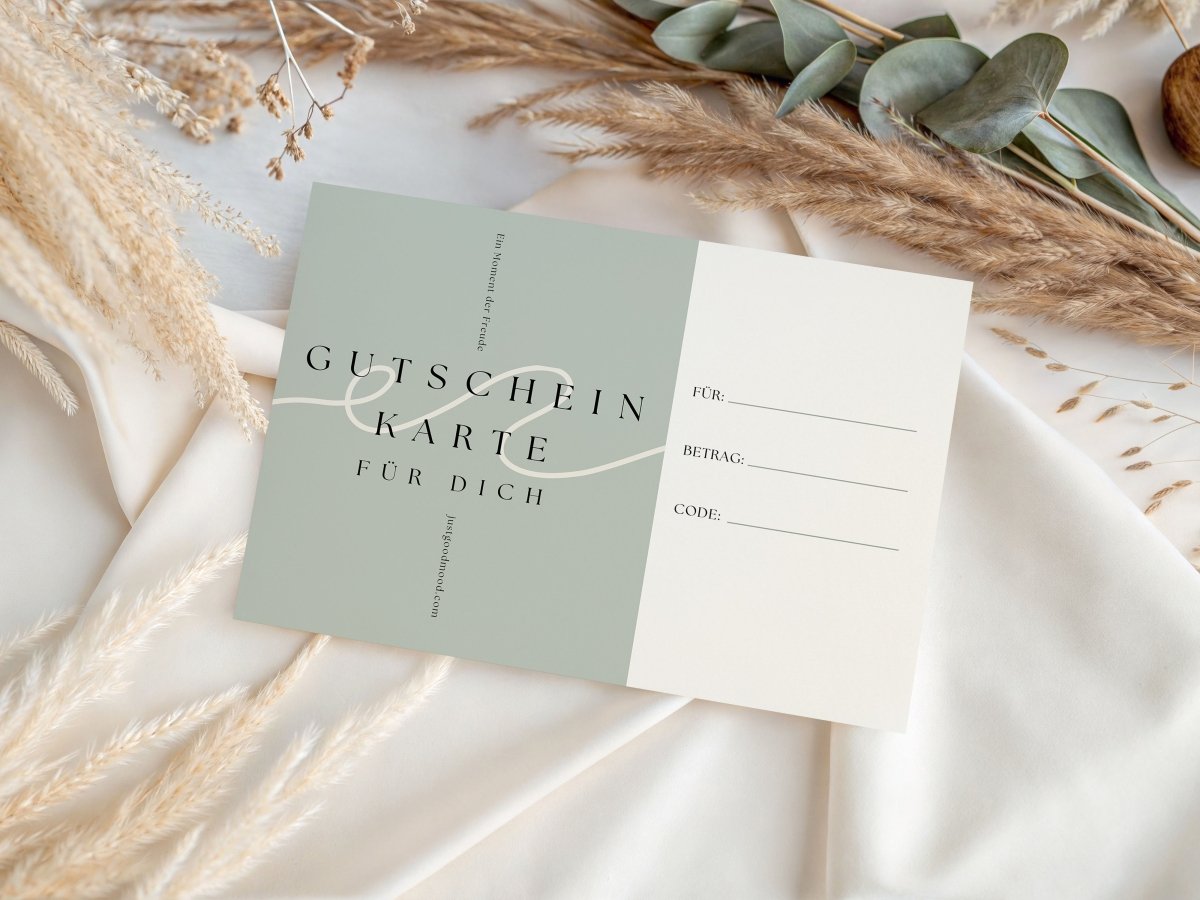 JUSTGOODMOOD - GUTSCHEIN - justgoodmood