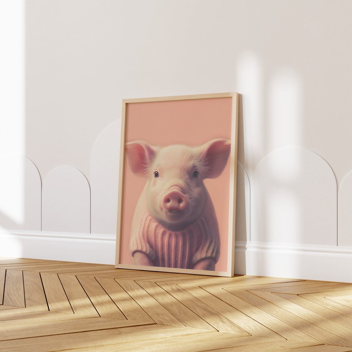 Kinderzimmer Poster Tiere Fuchs Elefant Bär Nashorn Erdmännchen · Kinderzimmer Bilder · Wand Deko · Kunst Druck · Deko Print · ohne Rahmen - justgoodmood