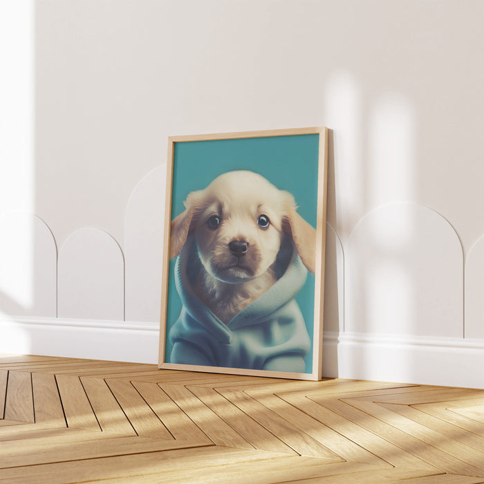JUSTGOODMOOD Kinderzimmer Poster – Edler Baumwolldruck