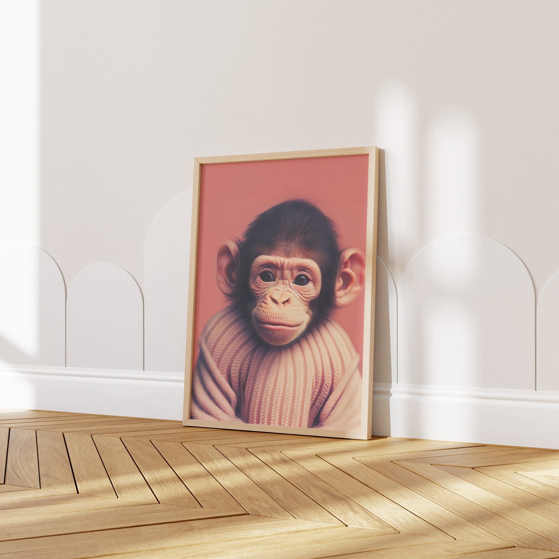 Kinderzimmer Poster Tiere Fuchs Elefant Bär Nashorn Erdmännchen · Kinderzimmer Bilder · Wand Deko · Kunst Druck · Deko Print · ohne Rahmen - justgoodmood